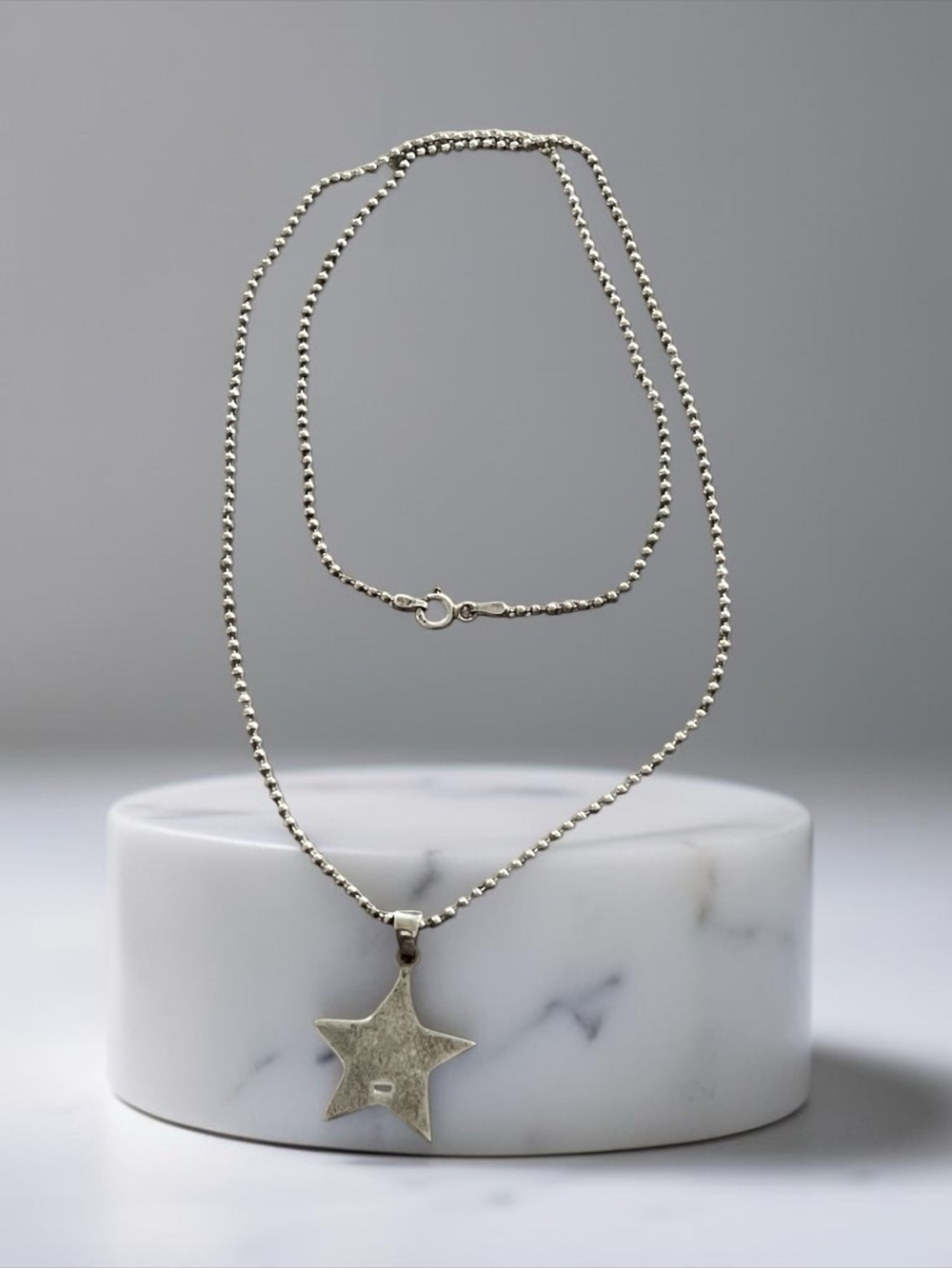 Silver Star Pendant Necklace - Women Jewelry
